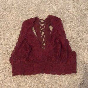 Maroon Bralette